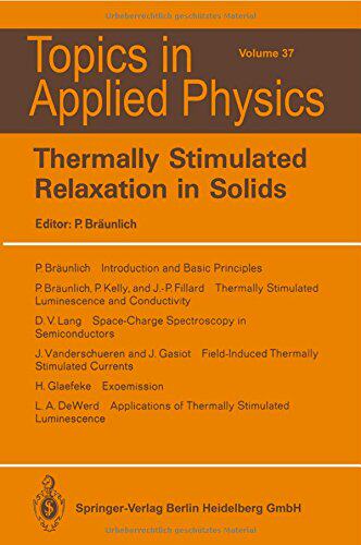 【预订】Thermally Stimulated Relaxation in Solids