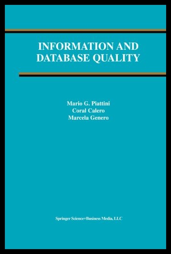 【预售】Information and Database Quality