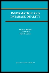 【预售】Information and Database Quality
