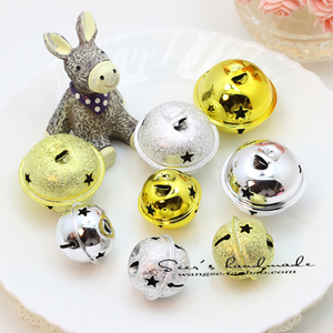 DIY手工饰品配件材料 五角星亮光/磨砂铃铛哆啦A梦铃铛 宠物铃铛