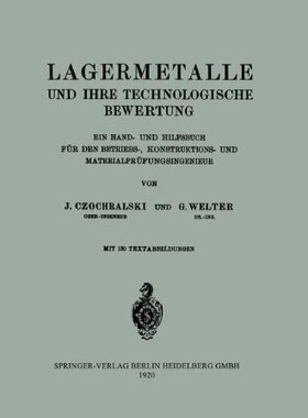 【预订】Lagermetalle Und Ihre Technologische...