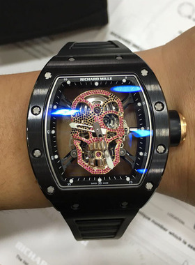 理查德米勒 RM052 独眼龙陀飞轮男士手表 腕表