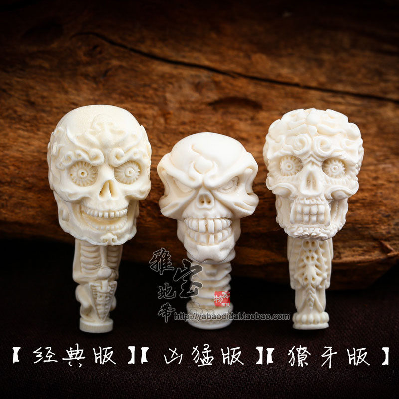 天然鹿角骷髅头尸陀林
