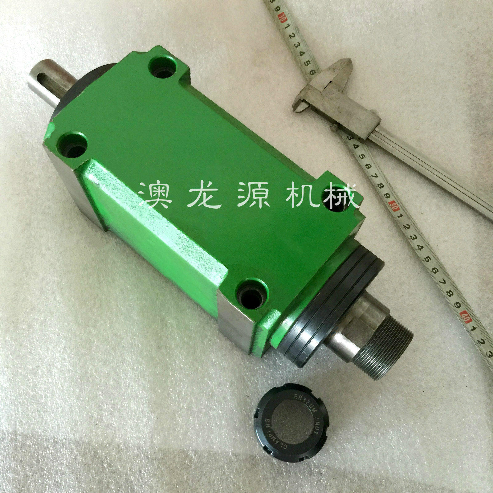 ER32加长筒夹车床主轴头动力铣头磨镗头切削铣床攻丝钻孔机床附件