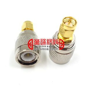 。射频TNC/SMA-JJ同轴信号转接头 高频天线TNC公转SMA公连接器