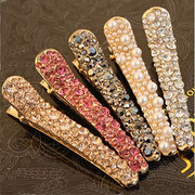 Cool na big wind Europe wind simplicity full rhinestone Diamante hair clips clip top clip hair accessories 6187