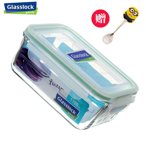 glasslock微波炉密封玻璃保鲜盒