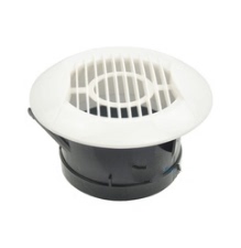 圆形 内气口 Φ125 直下型ABS乳白色 新风系统 空调排风口 出风口