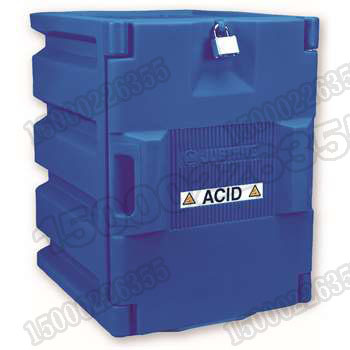 JUSTRITE 蓝色手动聚乙烯安全存储柜腐蚀品用24040 24180