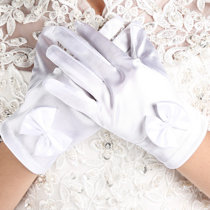 Gants pour fille WHITTEPRINCE - Ref 2150125 Image 1