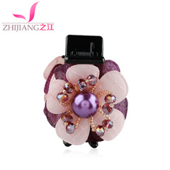 Zhijiang catch clamp s Korea bangs clips hair accessories hairpin clip head catch made by Japanese and Korean flower wild headwear