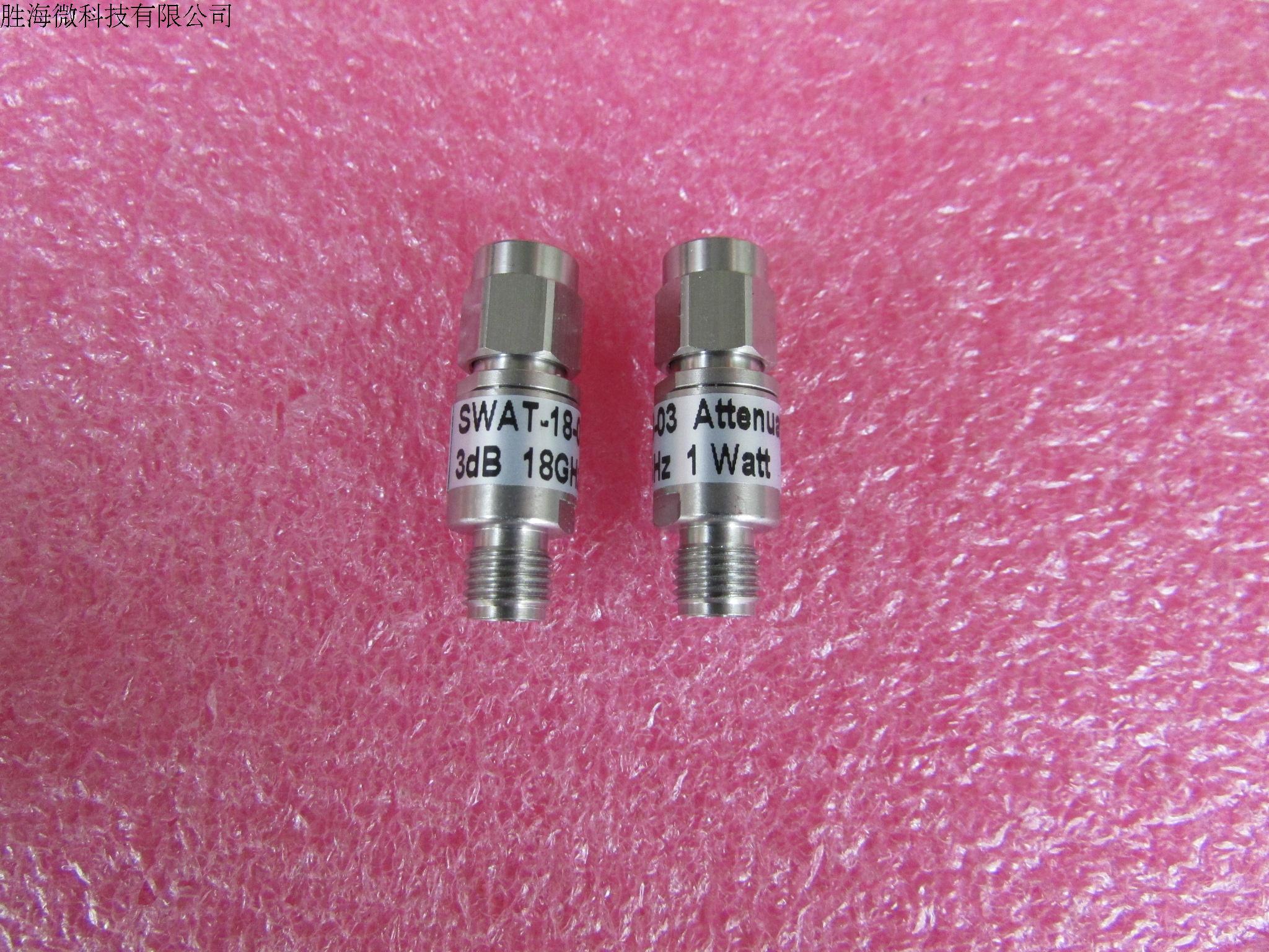 SWAT-18-03  DC-18GHz 3dB 1W SMA 射频微波同轴固定衰减器  型号：SWAT-18-05