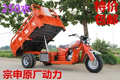 Động cơ Zongshen 250 nhiên liệu năm bánh nửa kín nửa kín vận chuyển hàng hóa ba bánh xe máy - mortorcycles