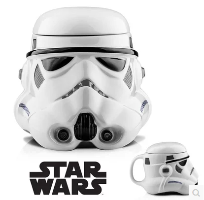 包邮Star Wars Rebels mug星球大战黑武士白士兵陶瓷款咖啡杯水杯