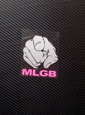 MLGB个性反光车贴/汽车贴纸/摩托车贴花/创意车贴/装饰防水贴花