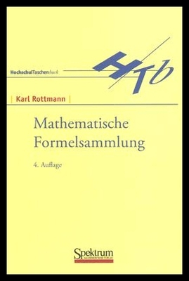 【预售】Mathematische Formelsammlung