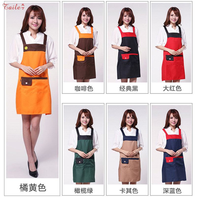 服务员工作服男女围裙厨房烘焙时尚防水围腰可爱韩版定制印字包邮|msdalam kategori keluarga/Alat Pembersihan peribadi, kerja-kerja rumah/Floor peralatan pembersihan, apron - dari Buy2taobao.com untuk memberikan perkhidmatan ejen Taobao profesional membeli