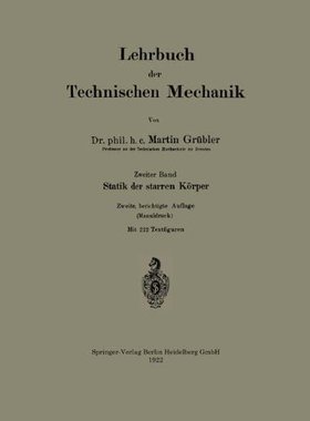 【预订】Lehrbuch Der Technischen Mechanik: S...