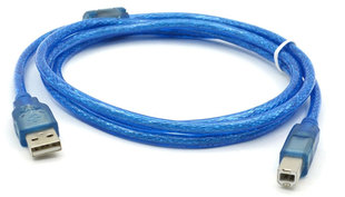 全铜 usb仿真器线 打印机数据线 针式打印机连接线 1.5米