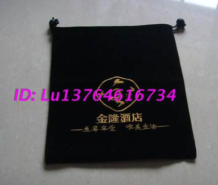 现货：黑色高档电吹风机厚绒布袋 电吹风筒布套 酒店宾馆客房专用