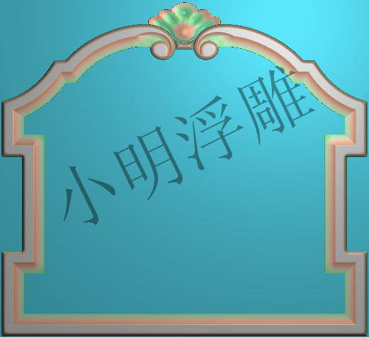 新款欧式卫浴镜框浴室梳妆台相框精雕图浮雕图木雕图灰度图石雕1