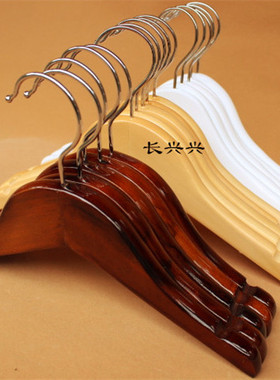 特价服装店白色衣架展示架木质儿童装衣架实木衣架宝宝装衣架包邮