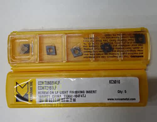 正品肯纳CCMT060204LF-KC5010