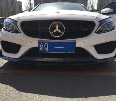 奔驰新C级W205改装C180 C200 C260 C300改装C63S AMG GTR竖条中网