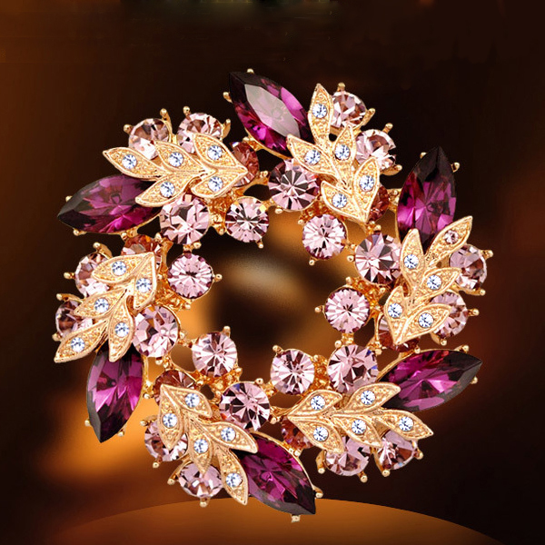 Broche femme en Zircon diamant - Ref 1173229 Image 1