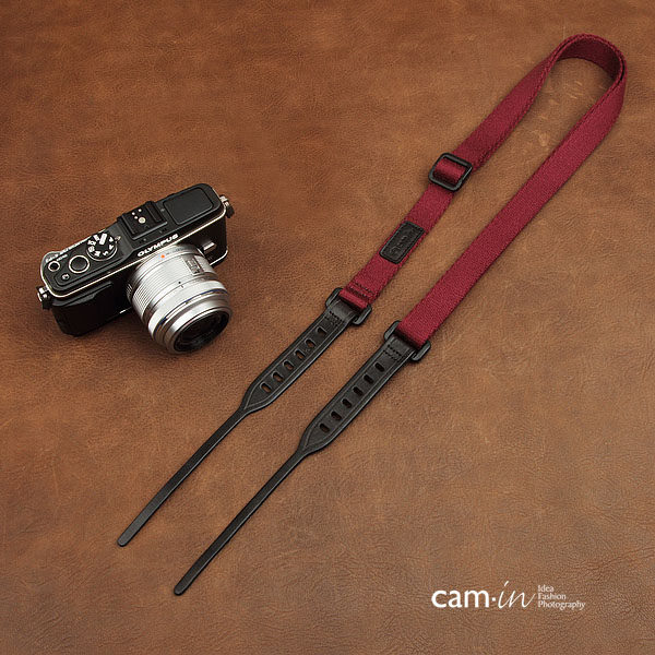 cam-in可调长度单反照相机肩带