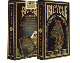 默默纸牌Bicycle warrior horse 美国原装单车战马生肖扑克牌