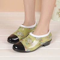 Giày đế bằng có đế thấp giúp giày đi mưa Giày đế bằng cao su chống trượt - Rainshoes giày đi mưa đẹp