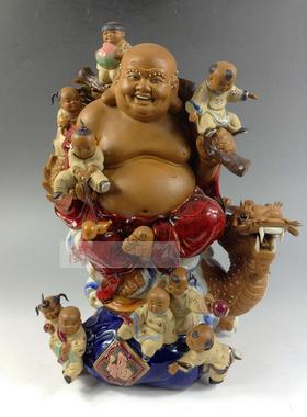 陶瓷石湾公仔风水招财佛像工艺品