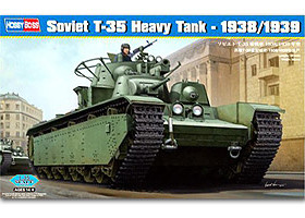 HOBBYBOSS/小号手83843 二战苏联 T-35 重型战车 1938/1939年型