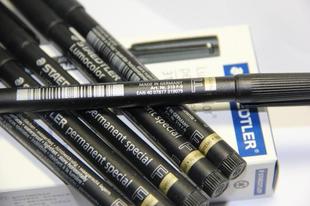 德国正品 319F 油性光盘笔眼镜片胶片记号笔 施德楼staedtler319S