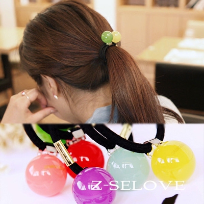 韩国进口az正品阿兹娜琥珀色头绳