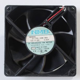 12V 0.30A 3110KL 原装 B50 25MM 美蓓亚NMB轴流风扇 04W