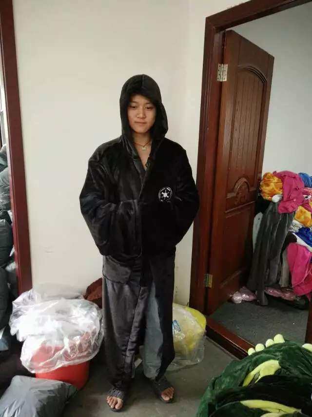 星球大战黑武士道袍战袍睡衣服表演服男装法兰绒秋冬家居服表演服