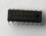 直插 GD74LS161A SN74LS161AN 二进制计数器 DIP-16 可直拍