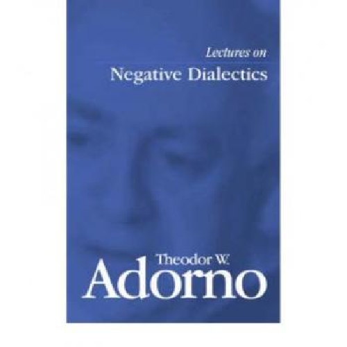 【预订】Negative Dialectics