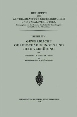 【预订】Gewerbliche Ohrenschadigungen Und Ih...