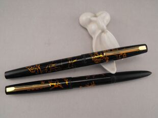 包邮 钢笔学生练字笔满五十元 阅古斋钻石892印花松鹤延年暗尖正品