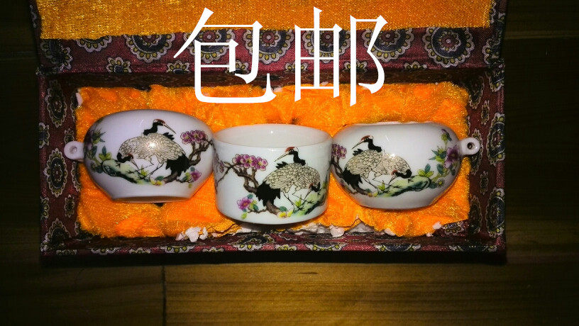 包邮百灵罐竹鸟笼罐百灵食杯杂鸟缸3件套 鸟食具水食水杯碗鸟食罐