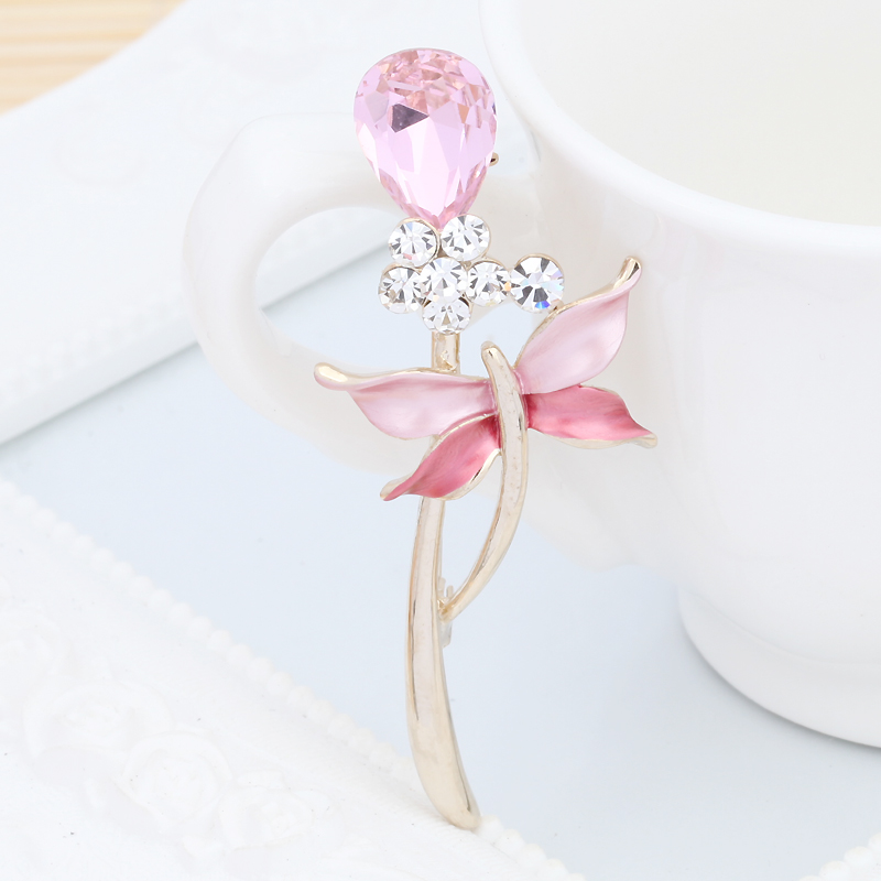 Broche femme YA BAO en Zircon diamant - Ref 1188047 Image 1