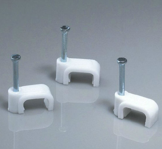 批发 12MM 方型 方形线卡 电线卡子 钢钉线卡 水泥钉线卡 1000只