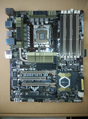 ASUS/华硕 剑齿虎SaberTooth X58主板 1366针 支持I7 950  x5650