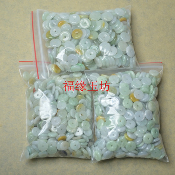 diy缅甸平安扣编织项链散珠