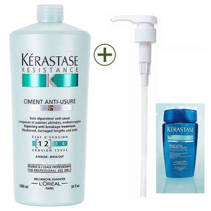 Kerastase/卡诗 强化护理系列双重强韧护发素1000ml修护受损顺柔