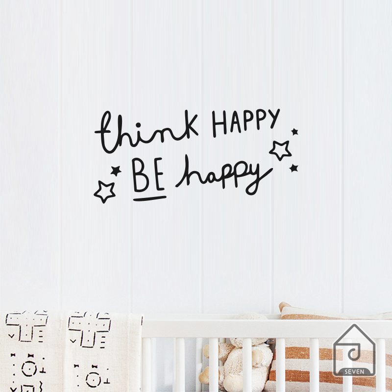 Seven page Be happy ins Northern Europe style Wall stickers english Sticker children Room decorate photograph Background wallin the Home accessories , Stickers , Wall Stickers  category - from Buy2taobao.com to provide professional Taobao agent buy service