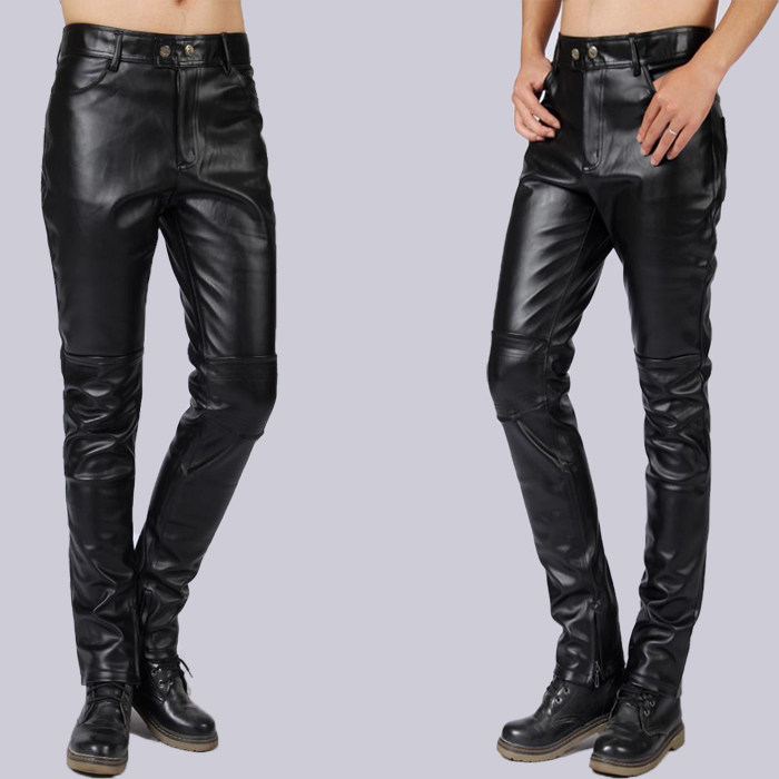 Pantalon cuir homme serré pour hiver - Ref 1480336 Image 1